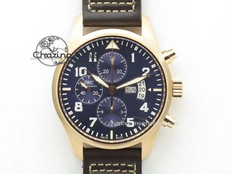 MIROTIME 0812 Pilot Chrono IW388003 Real Ceramic V6F 1:1 Best Edition On Black Nylon Strap A StreetReady 7284